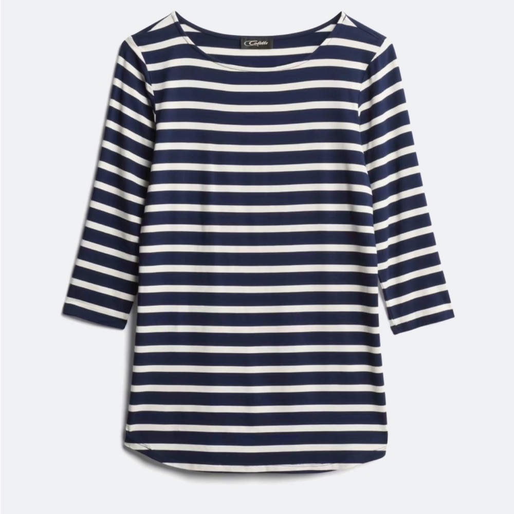 Striped Navy and White Top - Picture 2 of 7